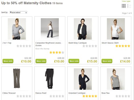 Maternity Clothes 50% Off @ Mamas &amp; Papas