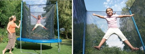 8ft Trampoline With Enclosure &pound;84.97 @ Tesco Direct