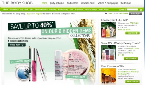 The Body Shop Coupon: 25% Off