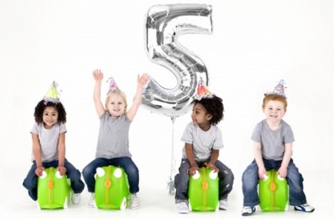 Trunki Promotional Code: 50% Off Quinn 5th Birthday Trunki