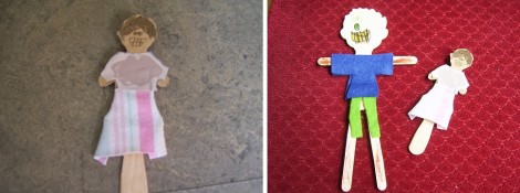 Workshop Wednesday: Make A Lolly Stick Family