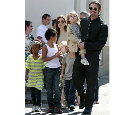 Celebaby: Brad, "I Always Wanted A Big Family"