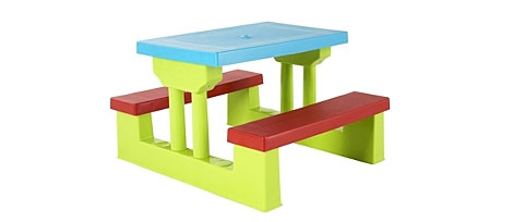 Kids Garden Table And Bench &pound;20 @ Asda