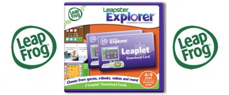 Two Leapster Explorer Leaplet Download Cards &pound;5 @ The Toy Shop