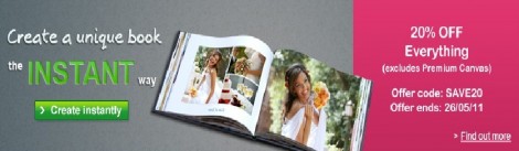 20% Off Everything @ Photobox