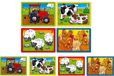 4 Orchard Toys Farm Puzzles &pound;3.40 @ Amazon