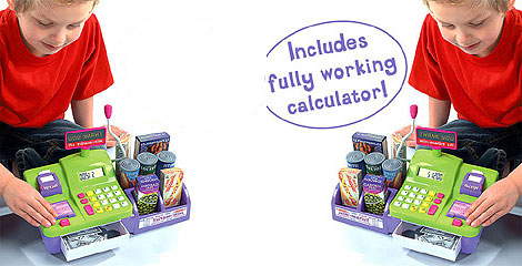 Toy Cash Register £7.99 @ Yellow Moon Toy Cash Register £7.99 @ Yellow Moon