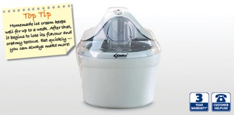 Ice Cream Maker &pound;19.99 @ Aldi