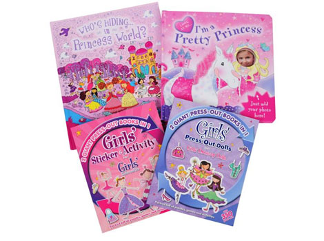 Pack of 4 Princess Books &pound;3.99 @ The Hut