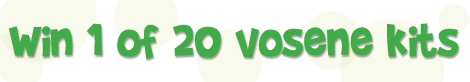 Win 1 of 20 Vosene Kits (PlayPennies Giveaway) Win 1 of 20 Vosene Kits (PlayPennies Giveaway)