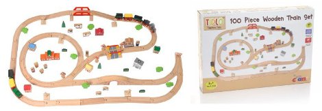 Tidlo Wooden Train Set &pound;43.24 @ Amazon