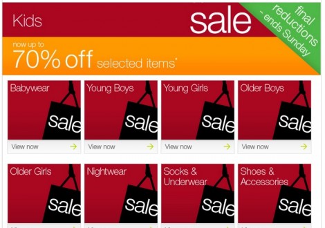 M&S Promotional Code: £5 Off £25 In Kidswear Sale M&S Promotional Code: £5 Off £25 In Kidswear Sale