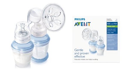 Philips Avent Via Manual Breast Pump 50% Off @ Tesco