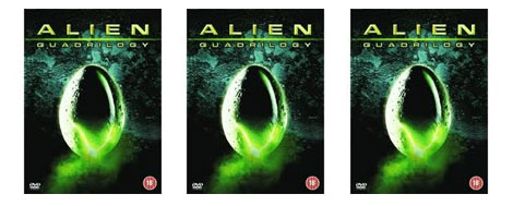 Alien Quadrilogy DVD Box Set &pound;7.99 @ Play