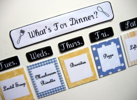 Menu Planning For Grown Ups