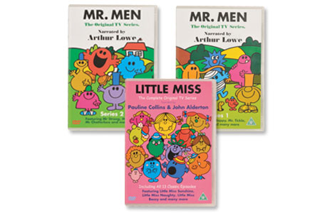 Mr Men Series 1 And 2 And Complete Little Miss DVD Collection &pound;9.99 @ Readers Digest