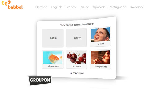 Six Months Online Language Course &pound;8.95 @ Groupon