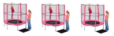 Kid Active Pink Trampoline And Enclosure &pound;53.99 @ Argos eBay