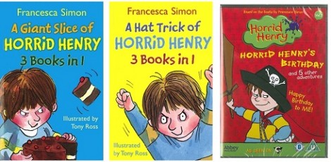 Horrid Henry 3 In 1 Books &pound;1.99 @ The Works