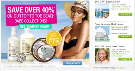 The Body Shop Promotional Code: 50% Off