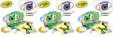 Crayola Digital Camera Scrapbook Kit &pound;17.99 @ DealTastic