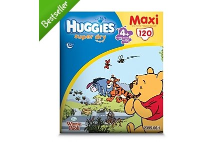 120 Size 4+ Huggies Nappies £11 @ Asda 120 Size 4+ Huggies Nappies £11 @ Asda