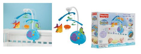 Fisher-Price Gentle Waves Musical Baby Cot Mobile &pound;13.98 @ Argos Ebay