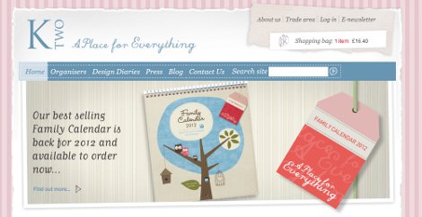 Organisers, Diaries And Christmas 15% Off @ K Two : PlayPennies Exclusive