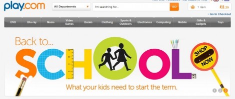 Play.com Promotional Code: 20% Off Back To School