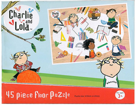 Charlie And Lola 45-Piece Floor Jigsaw Puzzle &pound;3.00 @ The Entertainer
