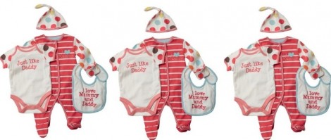 Four Piece Mummy & Daddy Set £6 @ Mothercare Four Piece Mummy & Daddy Set £6 @ Mothercare