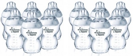 Tommee Tippee Closer to Nature 260 ml Easivent BPA-free Feeding Bottles Pack Of 6 &pound;13.12 @ Amazon