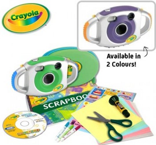 Crayola 2MP Digital Camera And Scrapbook £17.99 @ DealTastic Crayola 2MP Digital Camera And Scrapbook £17.99 @ DealTastic