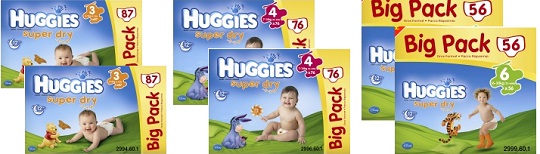 Huggies Super Dry Big Pack x 2 £15 @ Asda Huggies Super Dry Big Pack x 2 £15 @ Asda