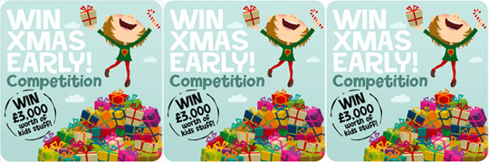 Free Competitions: £3000 of Kids Stuff, Holidays And Cash Up For Grabs Free Competitions: £3000 of Kids Stuff, Holidays And Cash Up For Grabs