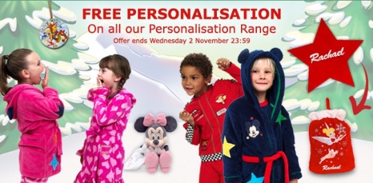 Free Personalisation @ Disney Store Free Personalisation @ Disney Store