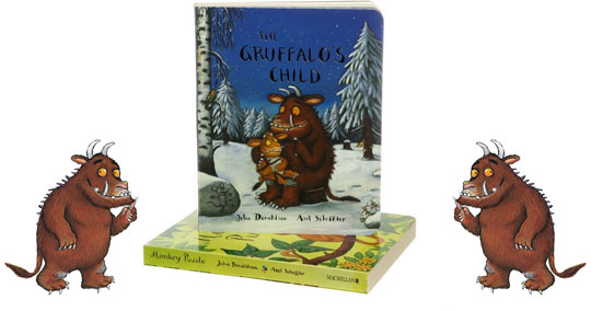 The Gruffalo's Child And Monkey Puzzle Board Books Box Set (Inc Free Height Chart) &pound;5 @ WHSmith