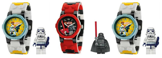 Various LEGO Star Wars Watches (With Minifigure) From &pound;11.06 @ Amazon 