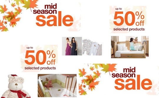 Up To 50% Off @ Mamas & Papas