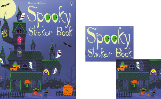 Usborne Spooky Sticker Book &pound;2.49 @ Red House