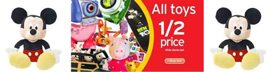 Heads Up: Sainsburys Half Price Toy Sale Starts 27 October
