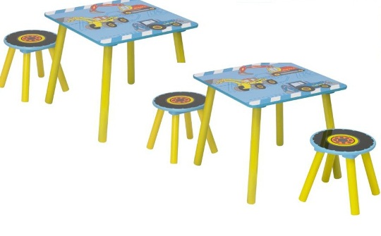 Boys Bedroom Table And 2 Stools &pound;15.99 @ Argos