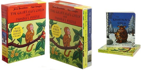 The Gruffalo's Child and Monkey Puzzle Board Book Boxed Set &pound;5 @ WH Smith