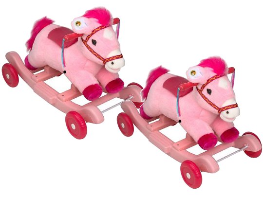 Kiddieland Pink Rocking Horse &pound;26.99 @ The Hut
