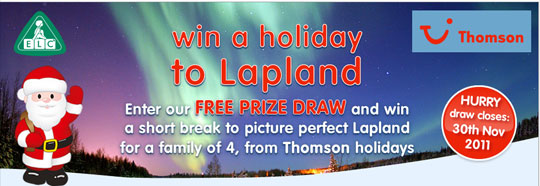 Free Competitions: Win A Family Trip To Lapland Free Competitions: Win A Family Trip To Lapland