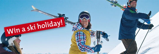 Free Competitions: Win CASH, A Holiday To The Maldives Or Skiing In Switzerland Free Competitions: Win CASH, A Holiday To The Maldives Or Skiing In Switzerland