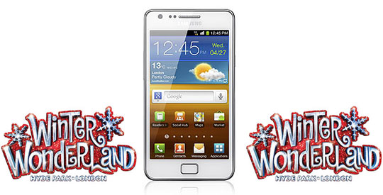 Free Competitions: Samsung Galaxy S II Mobile Phone And VIP Tickets To Winter Wonderland Free Competitions: Samsung Galaxy S II Mobile Phone And VIP Tickets To Winter Wonderland