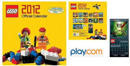 LEGO 2012 Calendar &pound;3.49 @ Play.com