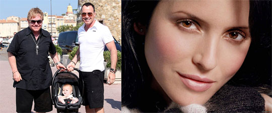 Celebaby: Pictures of Zachary (Elton John Junior) And Andrea Corr Joins The 2012 Bump List