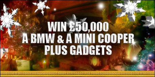 Free Competitions: Win &pound;50K, BMW 318i M, Mini Cooper And Lots Of Gadgets